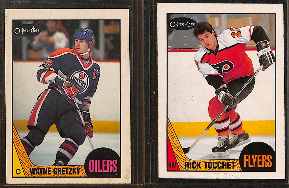 Lot of (2) O-Pee-Chee Hockey Complete Sets of 264 Cards - 1987-88 & 1988-89